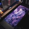 PC Lila Fantasy Traum Mauspads für Büro und Gaming Gummi Schreibtischunterlage Waschbare Oberfläche Anti-Rutsch Gummiunterseite für Laptop PC