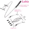 Labia Spreader Strap with Clamp Clip Onto Clitoris Spread Pussy Open Vagina Stimulator BDSM Bondage Nipple Sucker Sex Toys Slave