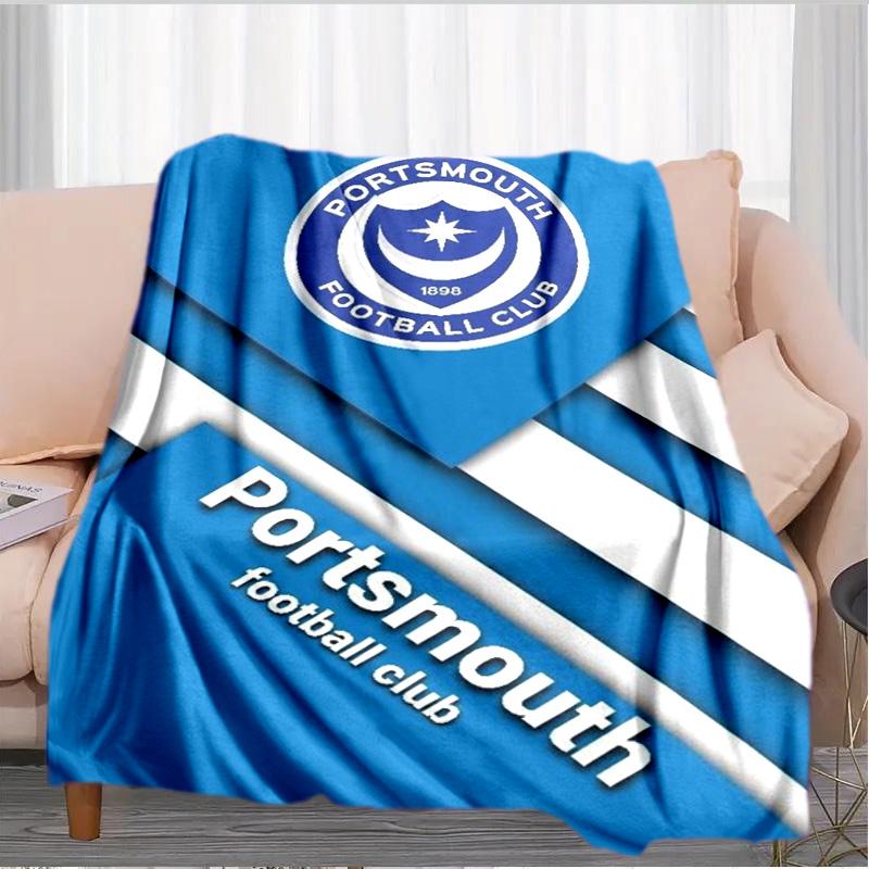 Ports Fc Crest Printed Throws Blanket Soft Flannel Blankets for Couch Bed Gifts for Men Women Picnic Blanket Christmas Gifts