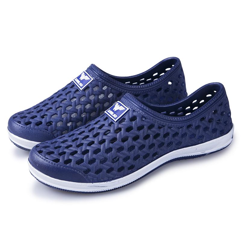 

Мужская спортивная обувь, рабочая обувь для воды, противоскользящие и дышащие пластиковые бахилы, туфли на плоской подошве, сандалии, бесплатная доставка, низкая цена 44