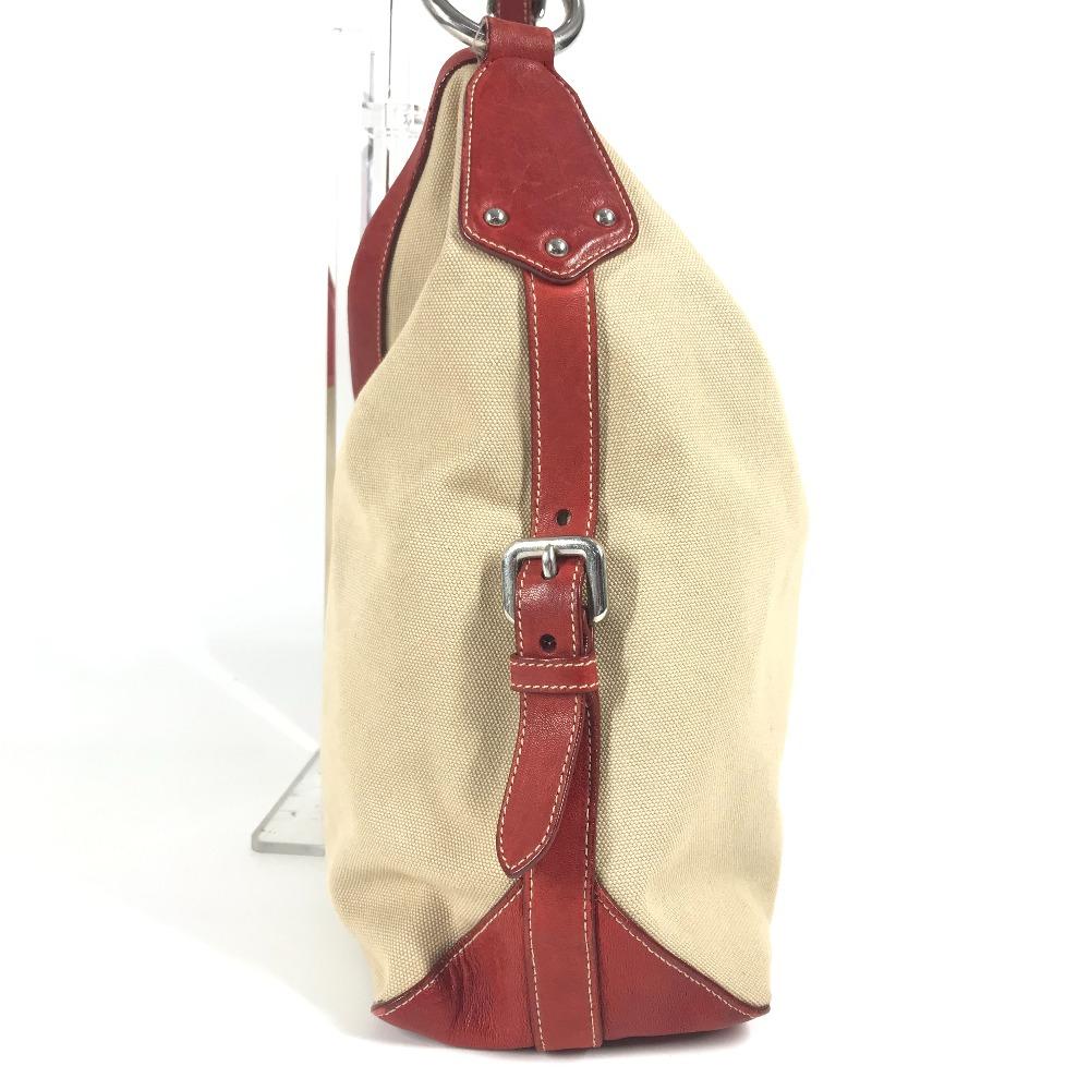 PRADA logo Shoulder Rope Canvas Tote Bag Hobo Bag Shoulder Bag