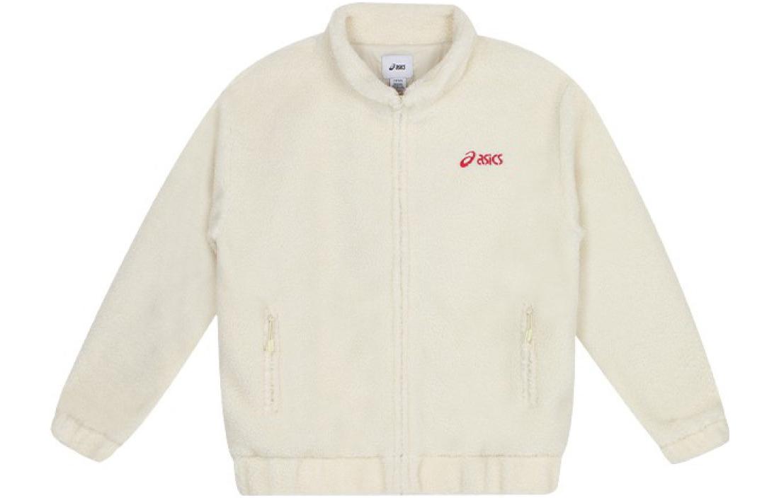 ASICS Jackets Unisex White Stand Collar Thickened Other 2203A201-100 L