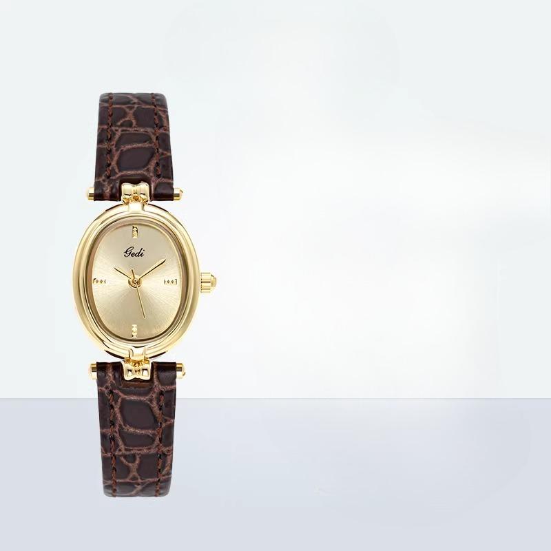 Vintage-Style Women'S Watch, Luxury New Model, Fashionable And Sophisticated Ladies' Watch With A Small Dial.