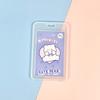 Ins Cute Transparent Lanyard Card Cover Student Bus Cards Case Cartoon Work Card Covers Credit Card Holder Id Holder with Rope