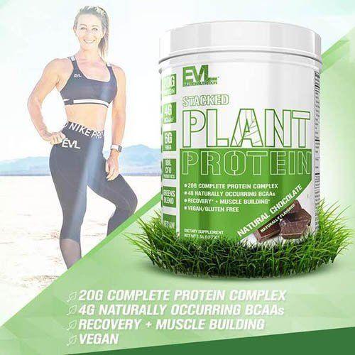 Гороховый Протеин, Stacked Plant Protein, Evlution Nutrition  680г Натуральный шоколад (29385004)