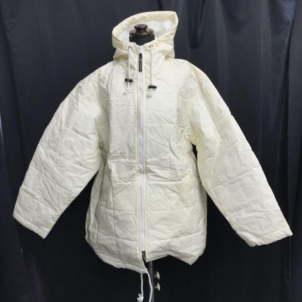 USED/Made in Japan 23KU SPORT Bench Coat Winter Jacket F Women White Padded Outerwear