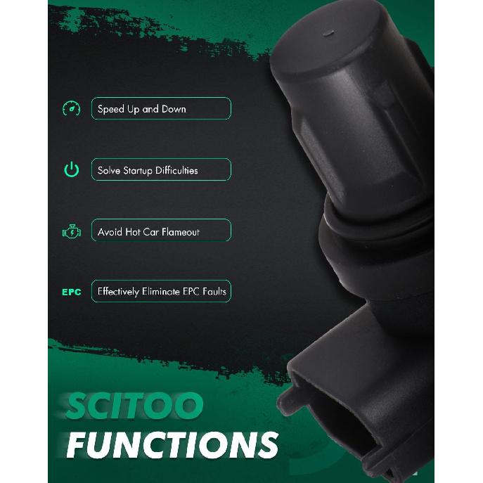 SCITOO 4PCS Camshaft Position Sensor fit for Mercedes-Benz for C230 2003 2004 2005 2006 2007 2008 2009,for Mercedes-Benz for C250 2010 2011 2012 2013