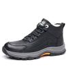Men's Boots Cotton Shoes High-top Business Casual Martin Boots Velvet Cotton Boots Outdoor Warm Snow Boots Middle-aged and Elderly Father Shoes