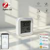 Zigbee Temperature Humidity Sensor Smart Home LCD Screen Thermometer Hygrometer APP Remote Work With Google Tuya Smart Life