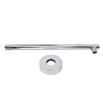Braccio Doccia con Montaggio a Flangia Tubo in Acciaio Inossidabile 35cm Accessori Bagno