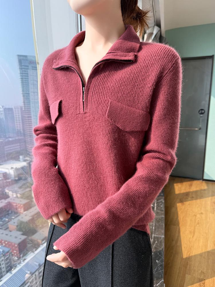 Stylish Women's Autumn-Winter 2025 Turtleneck Sweater: New Design Wool Knitwear