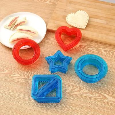 Hot Sand-Wich Cutter And Sealer Set For Kids Lunch Sandwiches Decruster Uncrustables Maker Bread Toast Breakfast Making Mold