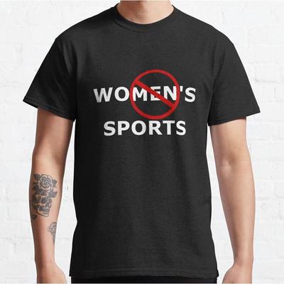 New No Men In WomenS Sports Classic T Shirt Black