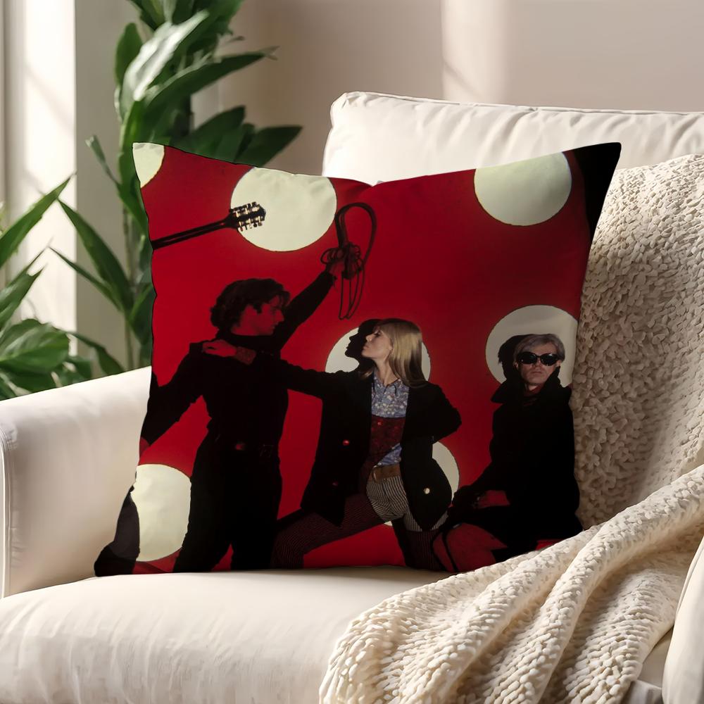 The Velvet Underground cushion cover For Pillow Printing Sofa Decoration Home Car Room Coffee Shop Office Nordic Simplicity