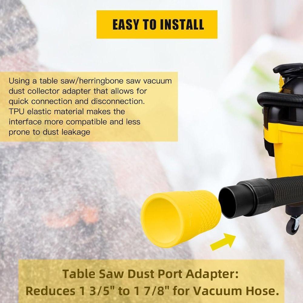 TPU Vac Hose Adapter Quick Connect Vacuum Connector Adapter Table Saw Vacuum Adapter  Power Tools
