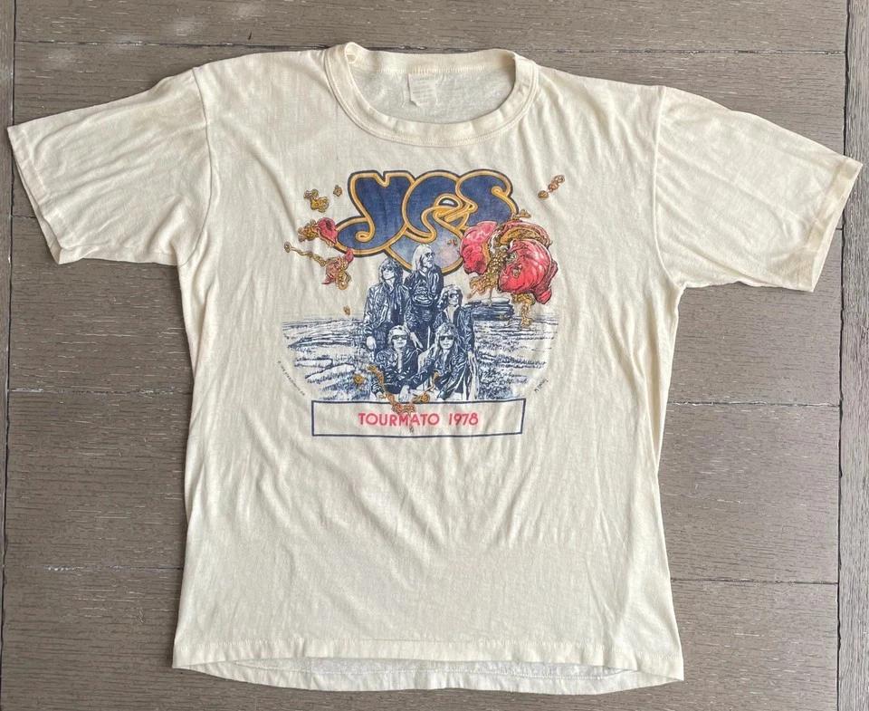 

Yes Band Tormato Tour Shirt 1978 White Unisex T-shirt S-234XL E823 S