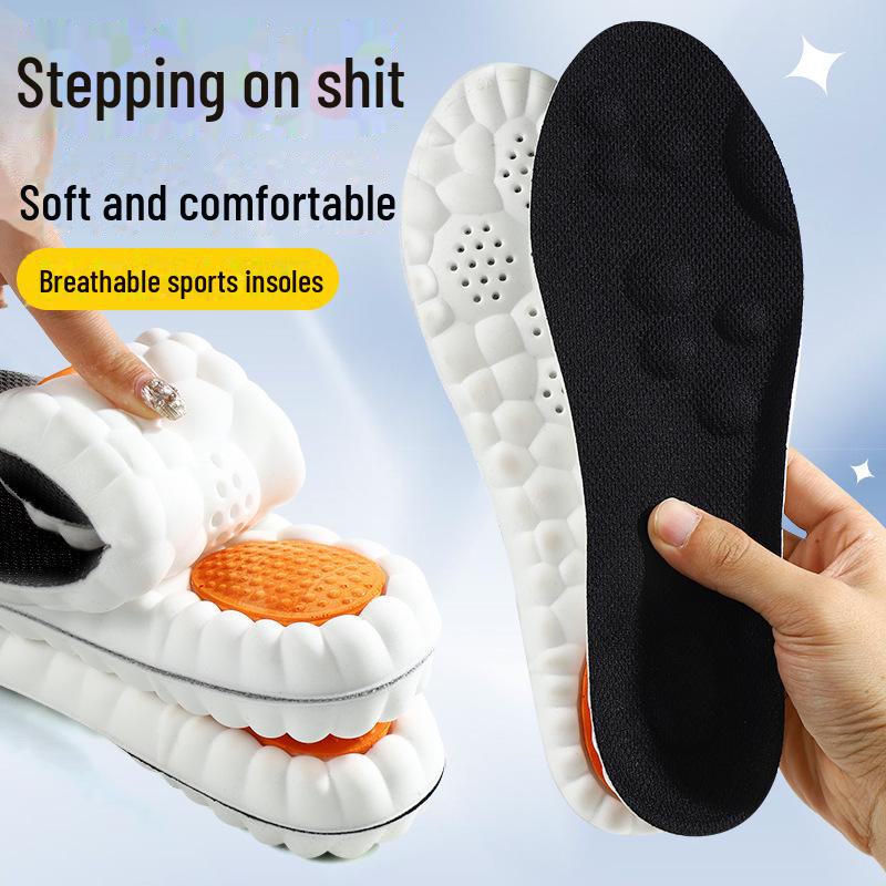 

Спортивные стельки Ultra Comfort Air Cushion: Амортизирующие, дезодорирующие, впитывающие пот, дышащие — идеально подходят для длительных пробежек 45-46 чёрный