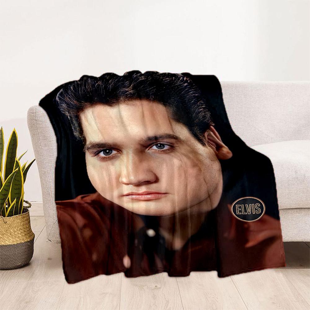 Elvis Presley Performance Blanket Comfortable Great for Bed Couch Picnics for All Occasions Warmthful Decor Suitable for Gifting Relatives and Friends