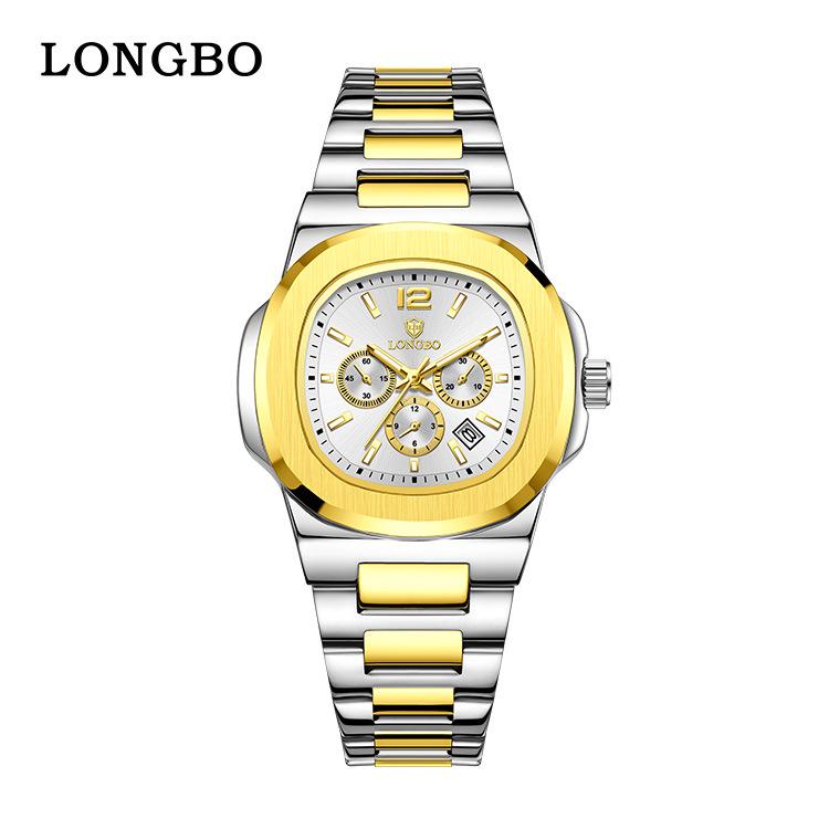 Longbo Classic Men's Waterproof Luxury Business Wristwatch 83882