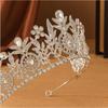 Crown Alloy Rhinestone Women'S Crown Bridal Water Princess Crystal Crown Birthday Party Headgear