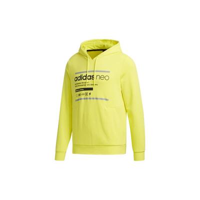 adidas Neo New Year Series Casual Sports Hoodie Men Tops Yellow FN6454