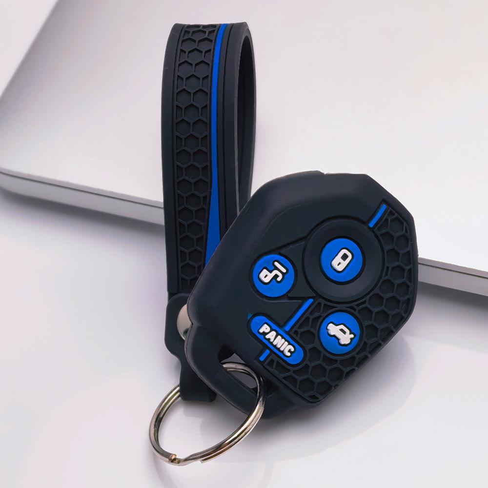 Copri Custodia Chiave per Subaru Forester Impreza WRX STI Legacy Outback BRZ XV Testa Superficie Anti-Graffio Struttura Antiurto Texture Morbida al Tatto