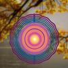 10 Inch Hanging Wind Spinner with Circular Design 360 Degree Rotating Hook for Balcony Lawn Garden Decor Creative Gift Idea