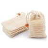 Soap Bags for Shower 120 Pack Natural Ramie Soap Saver Pouch Homemade Soap Mesh Bag with Drawstring