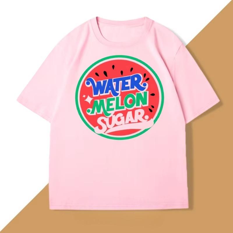 Twinkling Watermelon Tshirt Unisex Women Casual Short Sleeve T Shirt Cotton Breathable Tshirt Funny Summer Unisexs Clothes Tops