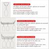 Stainless Steel Wine Glass Rack Hanging Design Double Row Wine Glass Holder Under Shelf Mount Under Cabinet Stemware Rack