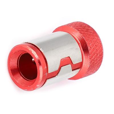 5Pcs Screwdriver Magnetic   Anti Slip Aluminum Alloy Accessories(Red)