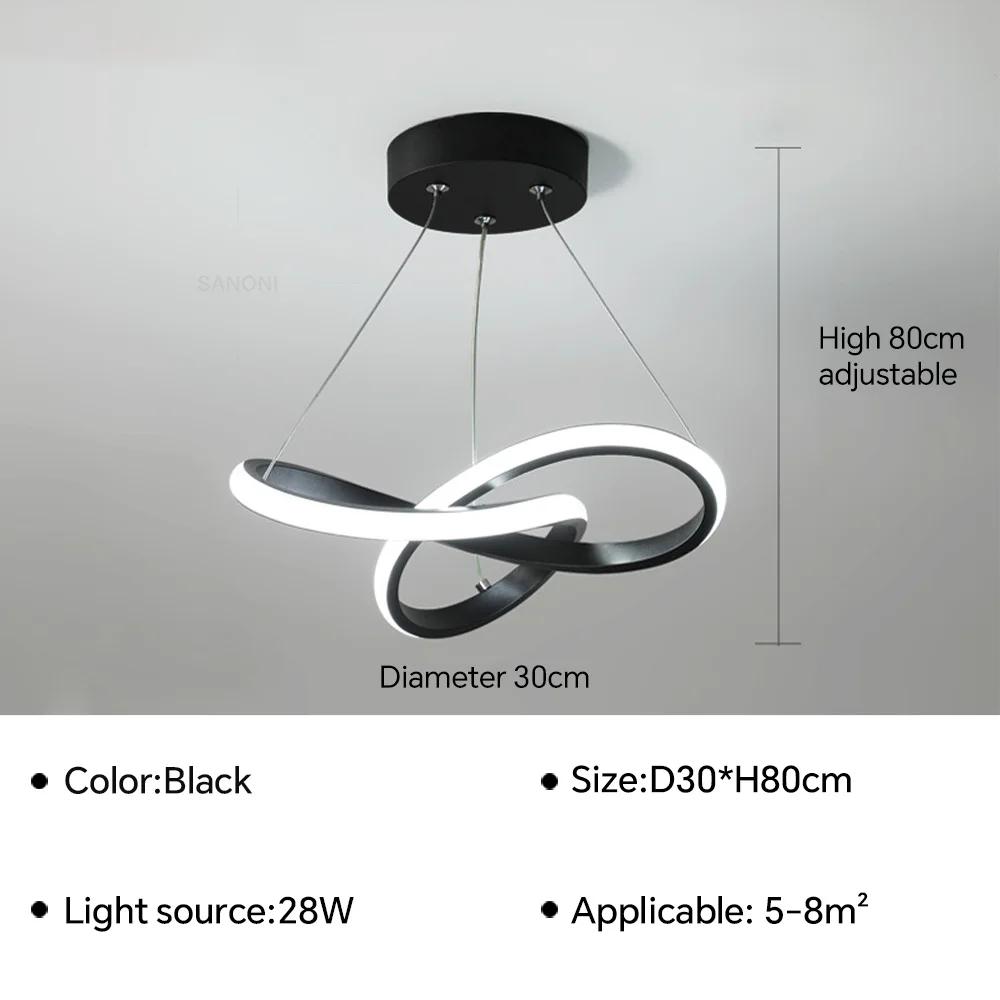 Lumină Pendant LED Nordică Pentru Living, Sală de Mese, Hol, Dormitor, Hotel, Lampă Suspendată, Corp de Iluminat pentru Decor Interior, Lustră