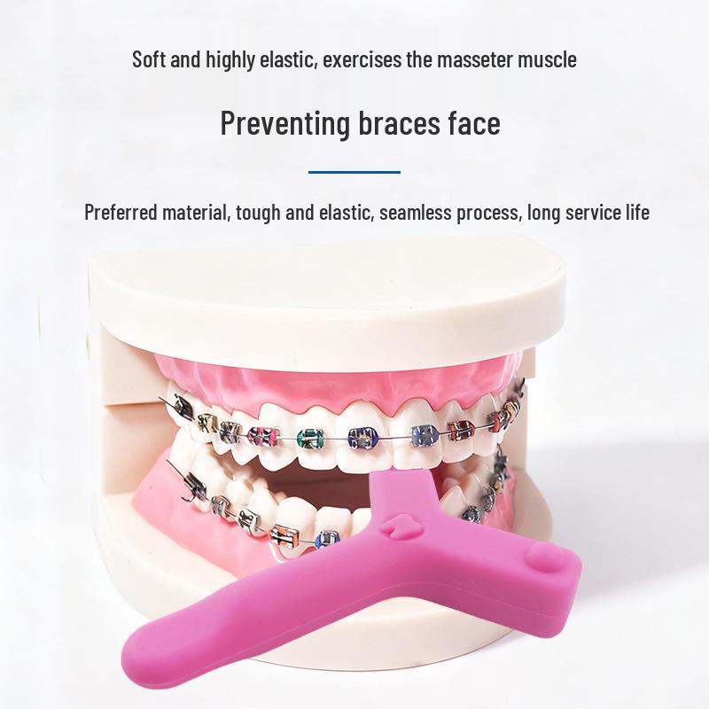 Y-förmiger kieferorthopädischer Kauspender für die Retention von unsichtbaren Alignern