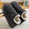 High-top cotton slippers bag heel winter new non-slip and windproof outer wear warm and velvet platform cotton shoes