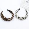 Modisches Damen-Stirnband mit Polka-Dots-Print und zentraler Schleife, Haarband für Damen und Mädchen, Tägliches Haarreif-Accessoire