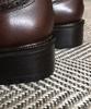 Joenshoe Bechet Brogue Round Straight Tip Wine Brown