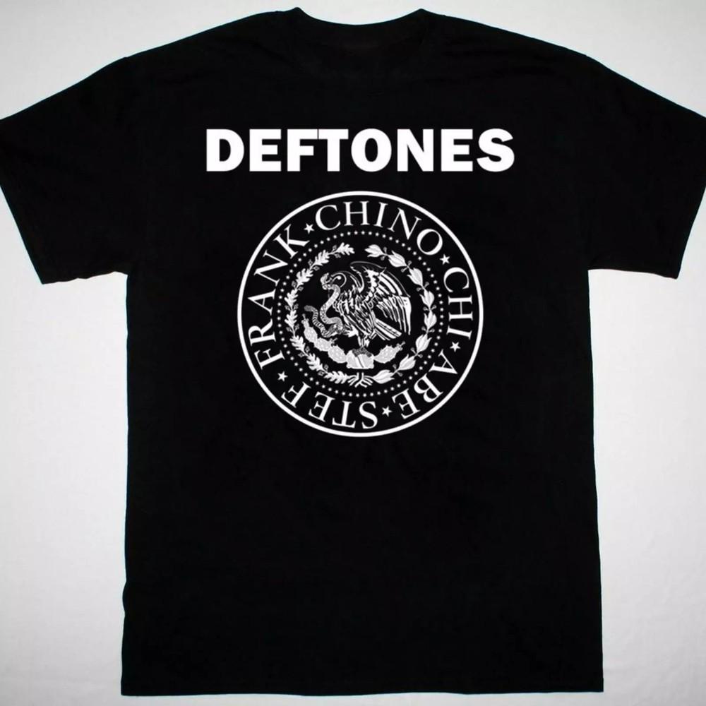 Deftones band HOT NEW black T-shirt cotton All sizes S to 5Xl 3F330 Unisex T-Shirt L