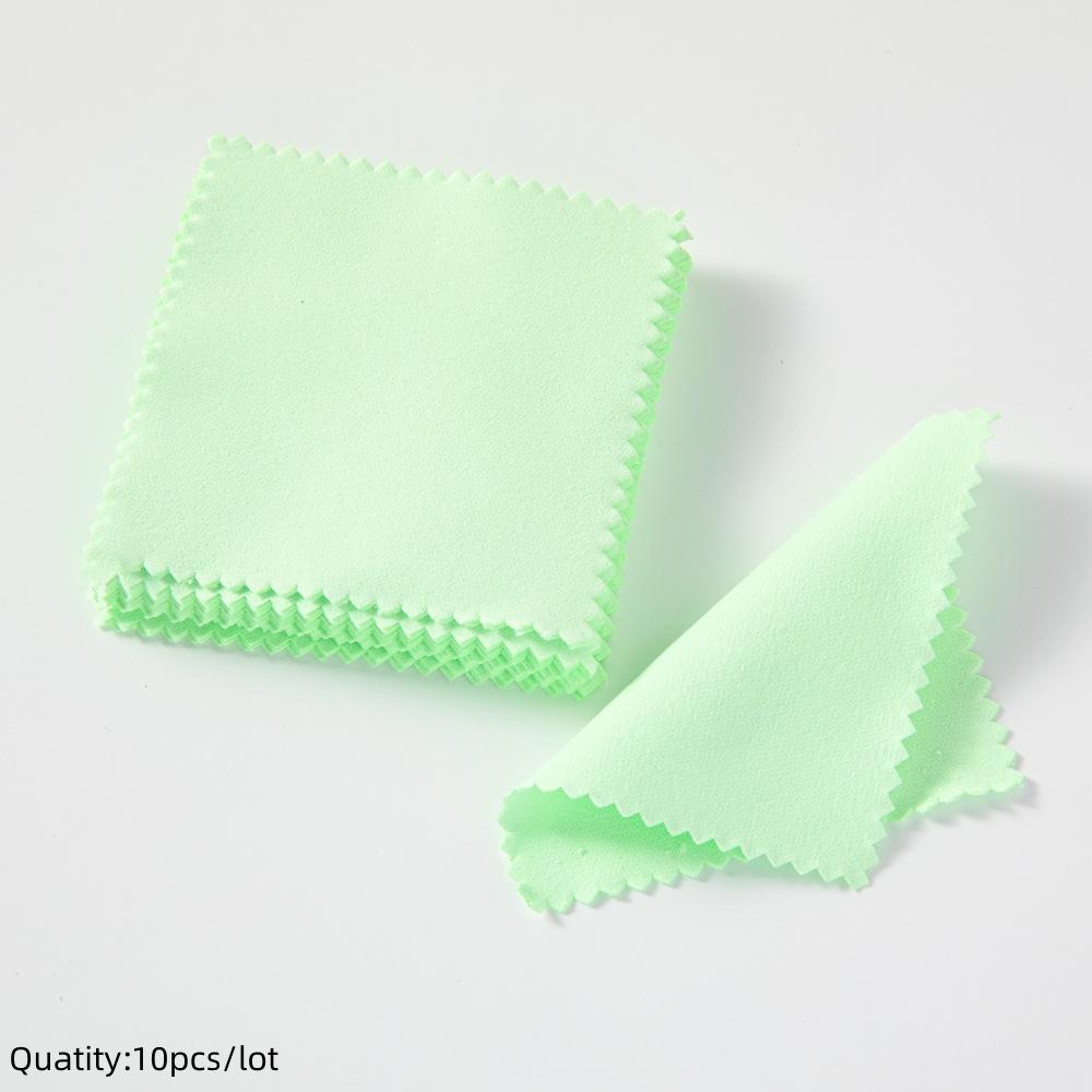 10/50pcs Sterling Silver Cleaning Polishing Cloth Clean Wipe For Professional Jewelry Tool And Equipment Individually Package