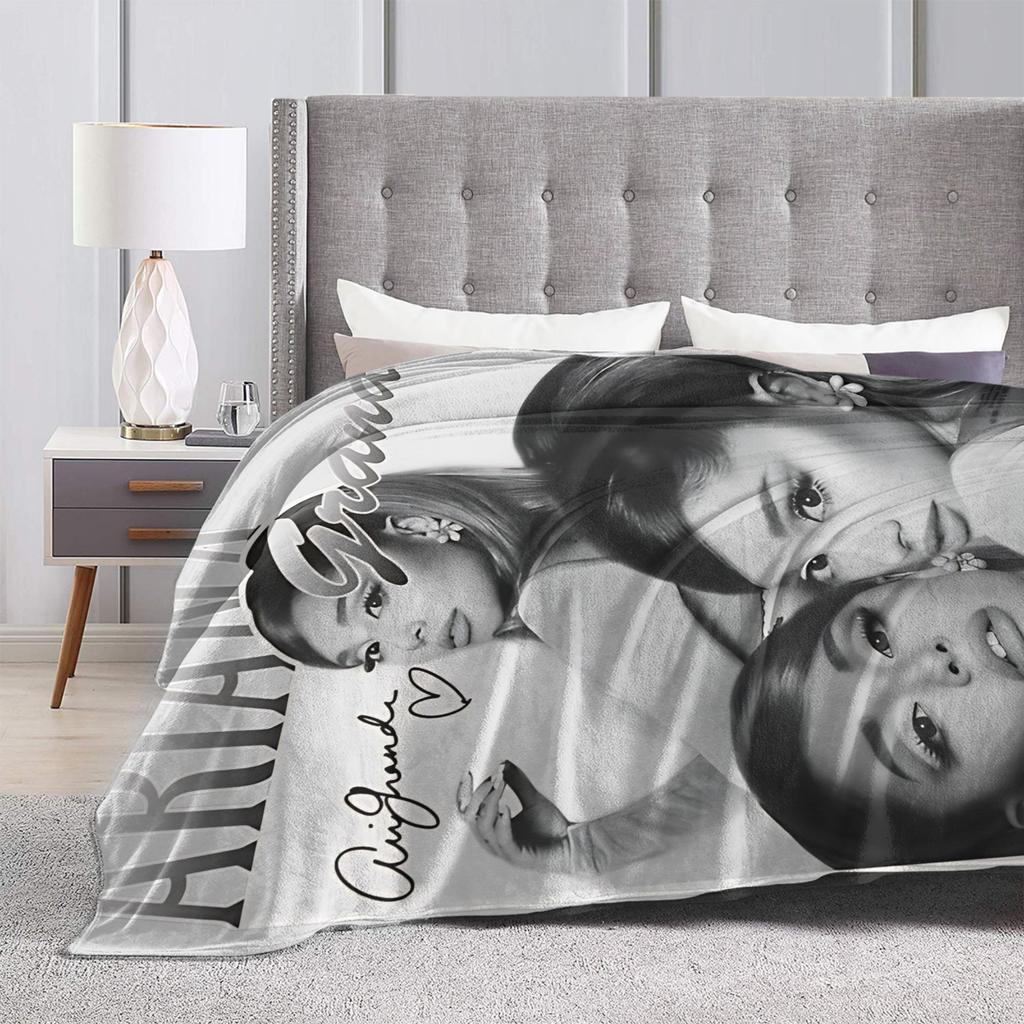 Ariana GrandeMelodie Enthüllt Decke Flauschig Großartig Warm Kuscheldecke für Tagesdecke Dekoration,