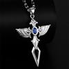 Angel Sword Necklace Men Trendy Street Long Sweater Chain European and American Fashion Men