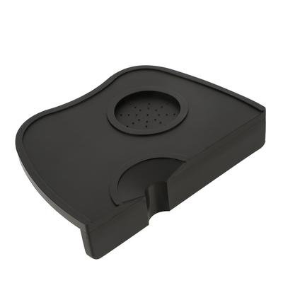 Silicone Non Slip Manual Coffee Tamping Pad Mat Coffee Tamper Holder Accessories Black