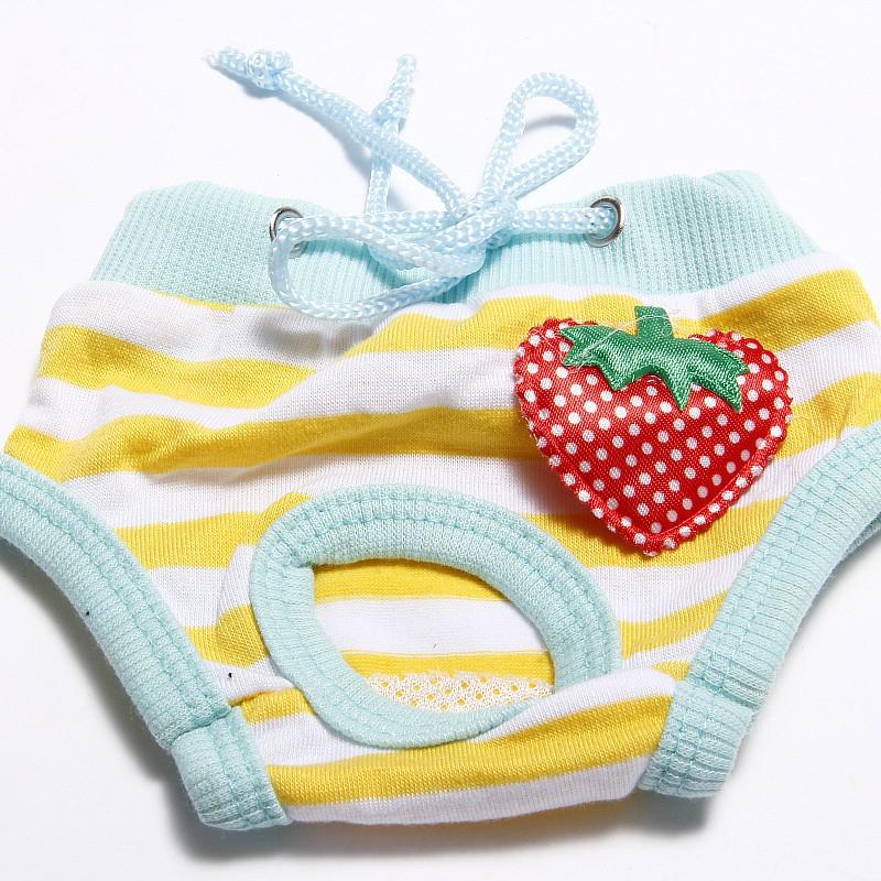 Urocze Kreskówkowe Majtki Sanitarne dla Małych i Średnich Psów Suki