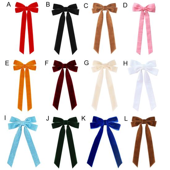 12Pcs Christmas Velvet Bows Rustic Vintage Velvet Ribbon Bows for DIY Crafts Gift Wrapping Tree Garland Wreath Xmas Decoration
