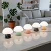Warm White Lights Mushroom LED Table Lamp Touch Control Dimmable Function USB Charging Night Light USB Charging Port
