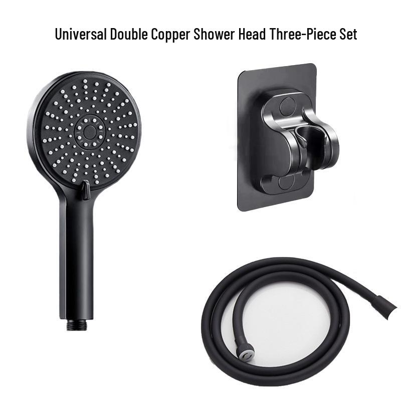Five-Speed Adjustable Handheld Pressurized Shower Head Set