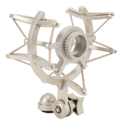 Microphone Shock Mount with Conversion Nut, Mic Clip Holder Mount Reduces Vibration Noise, for Neumann TLM103, TLM193, TLM127, TLM170, MK4