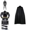 Il Cavaliere Oscuro Batman Bruce Wayne Tuta con Mantello Costume di Halloween