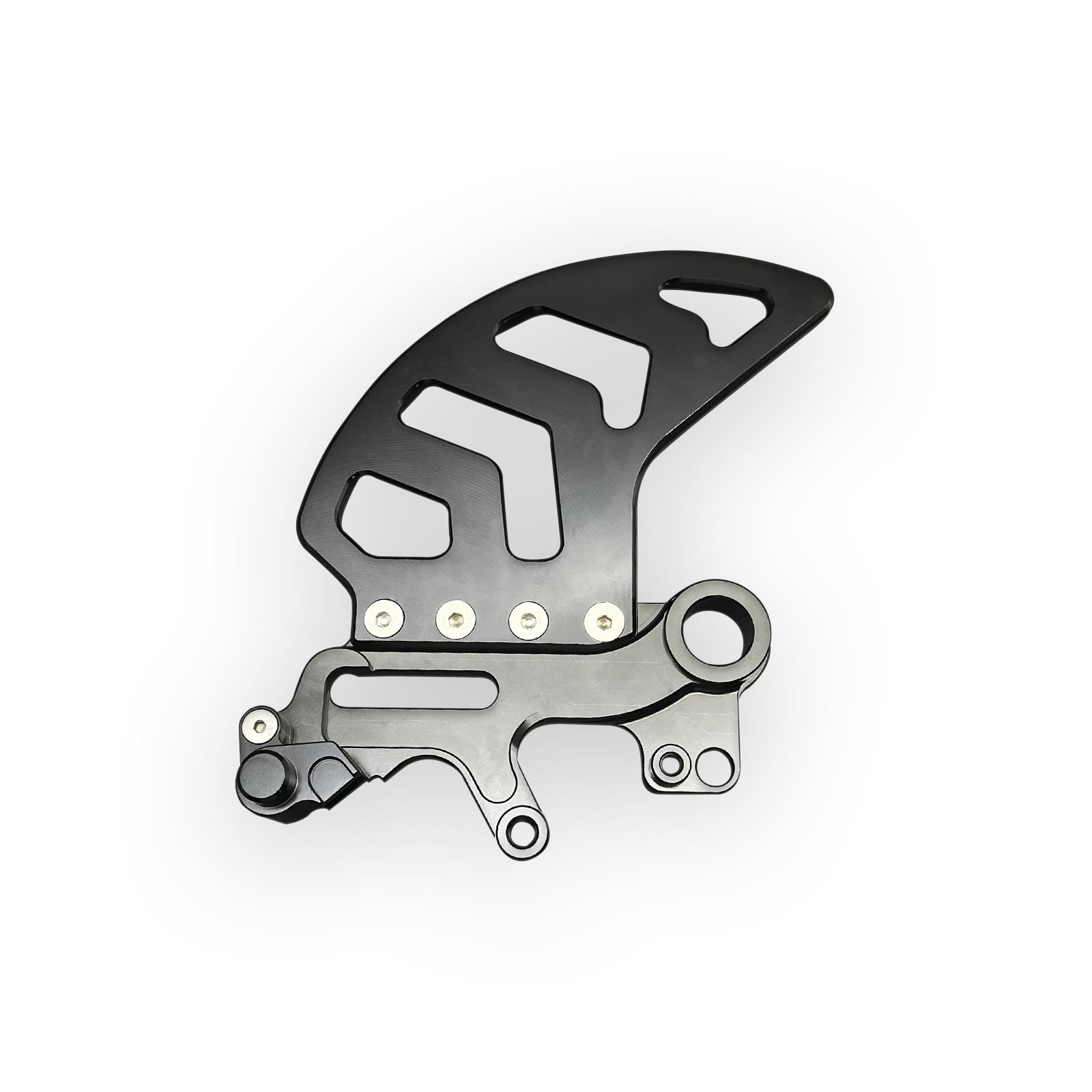 

Для Surron Ultra Bee Задний Тормозной Суппорт Защита Диска CNC Алюминий T6063 Анодированный Запасные Части темно серый