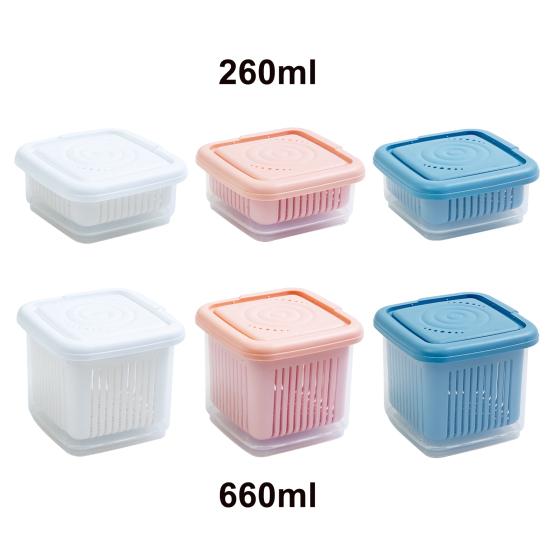 Storage Holder Multi-use Double Layer Kitchen Drainage Design Food Holder