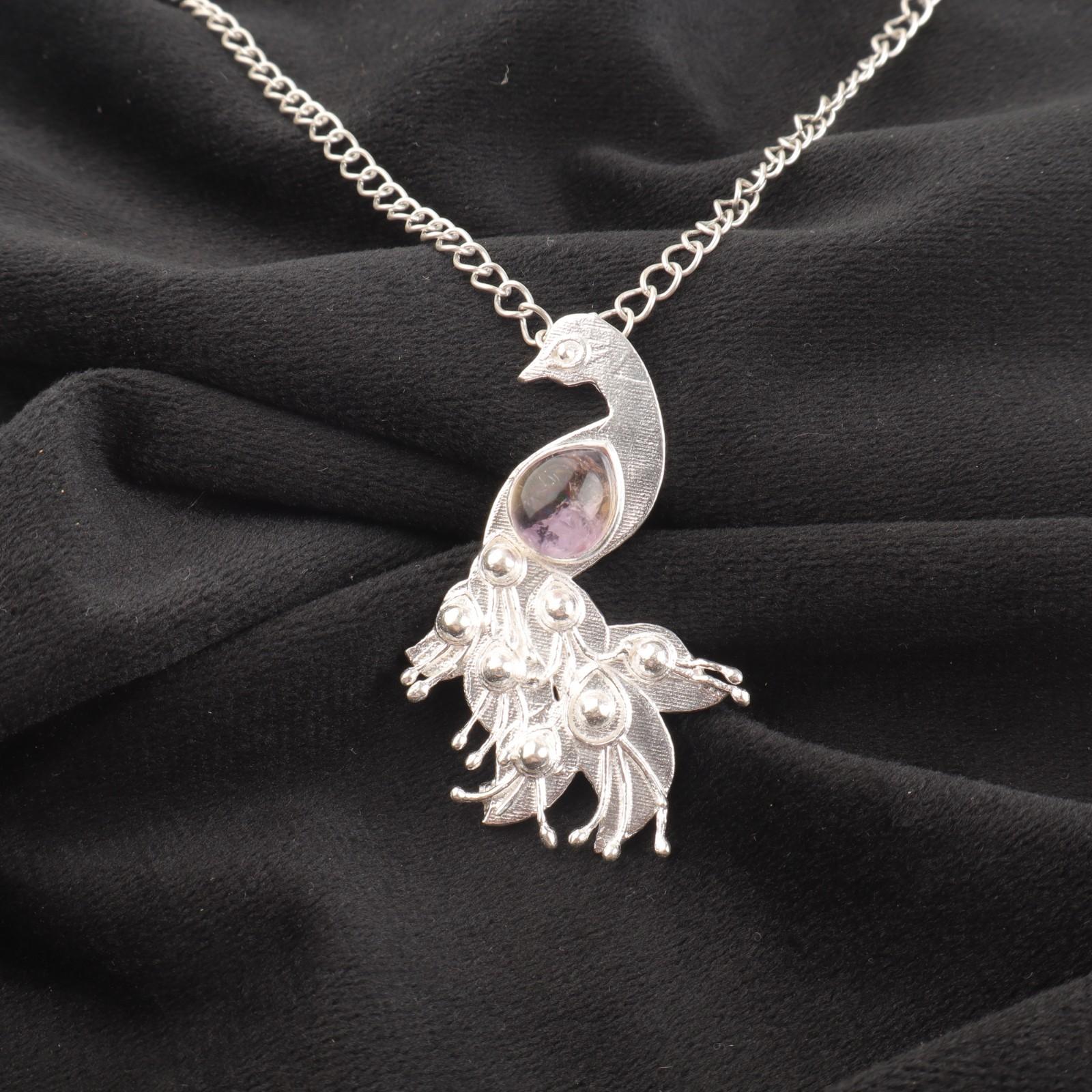 

Натуральный Аметрин Драгоценный Камень 925 Стерлинговое Серебро Ювелирное Изделие Подвеска 2 Подарок для Женщин CP-21-22